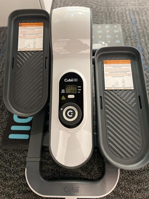 Cubii Go Seated Elliptical w/ Wheels, Handle Mat