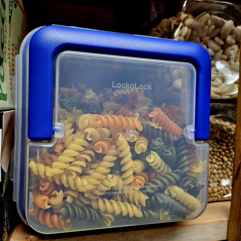 LocknLock Set of 4 Tall Pantry Canisters w/ Handle Lids - QVC.com