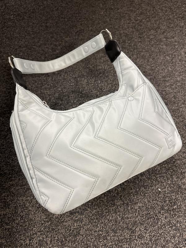 IHKWIP The Zig Zag Quilted Convertible Shoulder Bag - QVC.com