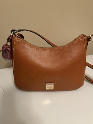 Dooney & Bourke Saffiano II Small Zip Crossbody (Cranberry) Handbags -  Yahoo Shopping