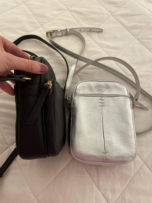 American Leather Co. S/2 Leather Cleveland Crossbody Bag - QVC.com