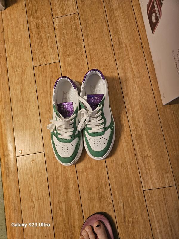 Miz Mooz Leather Lace-Up Sneakers - Torie - QVC.com