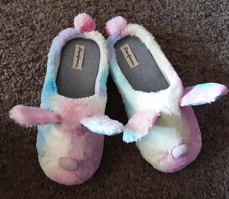 Dearfoam unicorn sale slippers