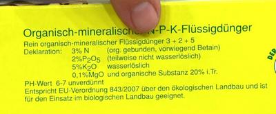 KEYZERS Bio-Dnger fr Obst & Gemse rein biologisch 1.000ml - QVC.de
