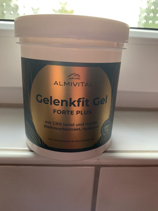 ALMIVITAL Gelenkfit Gel Forte Plus CBD Isolat, Hanfl, Weihrauchextrakt  500ml - QVC.de