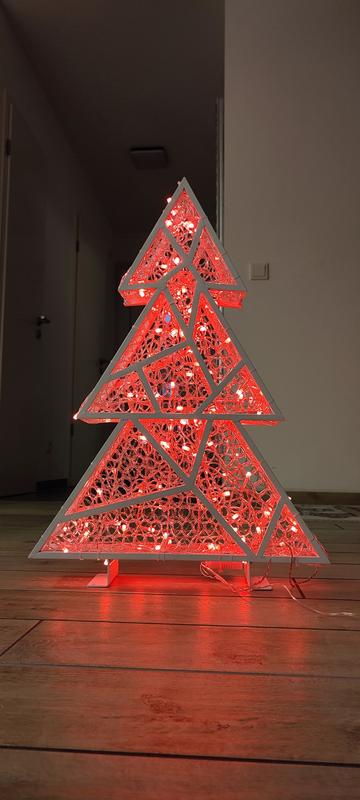 LUMIDA Xmas Design-Dekobaum Acryl-Design 37 Leuchtfunktionen, FB.  outdoorgeeignet - QVC.de