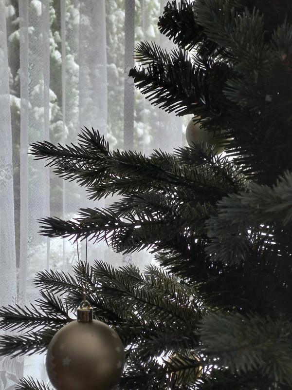 LUMIDA Xmas LED-Weihnachtsbaum 36 Leuchtfunktionen inkl. Stern-Holzfu FB &  Tasche - QVC.de