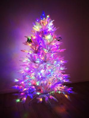 LUMIDA Xmas Weihnachtsbaum 9 Funktionen inkl. Metallstnder & Fernbedienung  - QVC.de