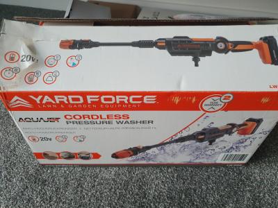 Yardforce aquajet cordless pressure best sale washer reviews