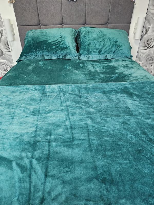 Opalhouse king velvet teal turquoise comforter quilt outlet