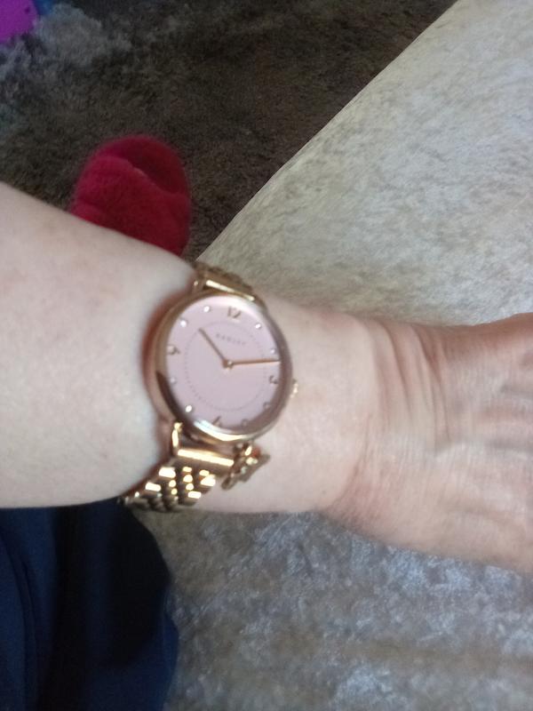 Radley London 32mm Case Bracelet Watch with Hanging Dog Charm QVC UK