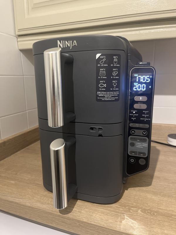 Outlet Ninja Double Stack XL Drawer Air Fryer with Smart