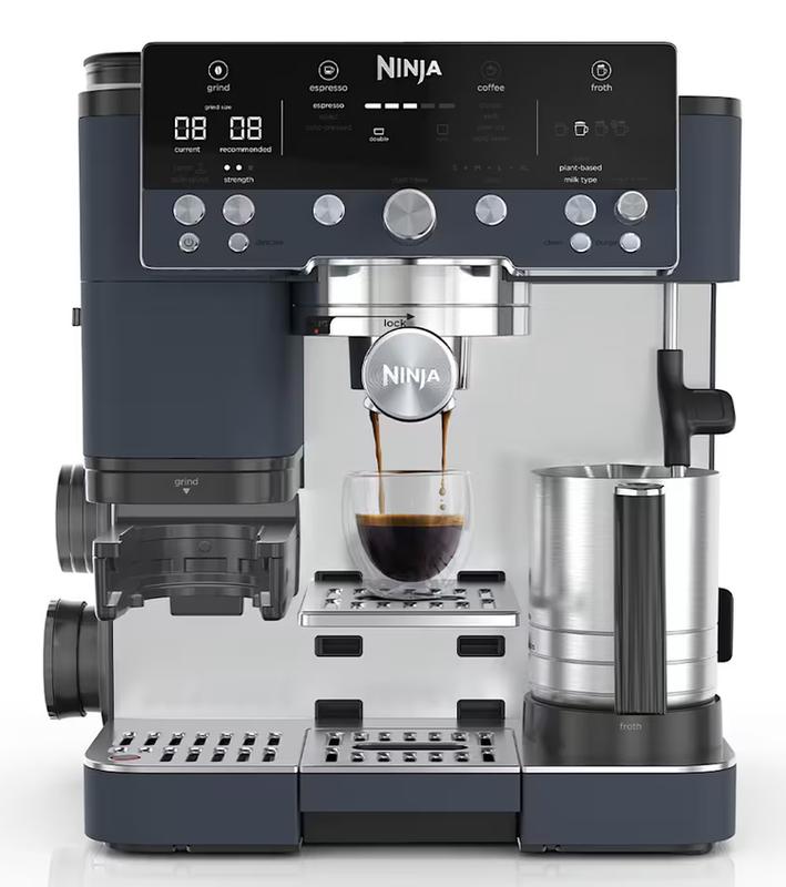 Ninja Luxe Cafe with Sip Perfect Travel Mug ES601QUKCY - QVC UK