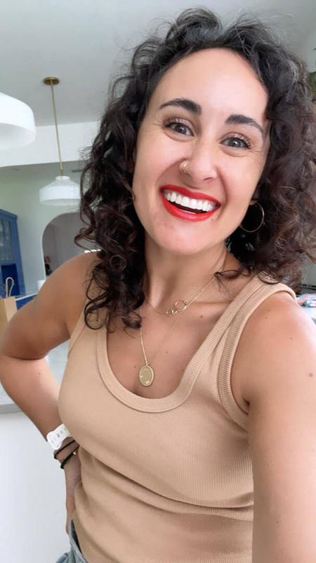 Customer photo for "gorgeous clean lipstick that LASTS"