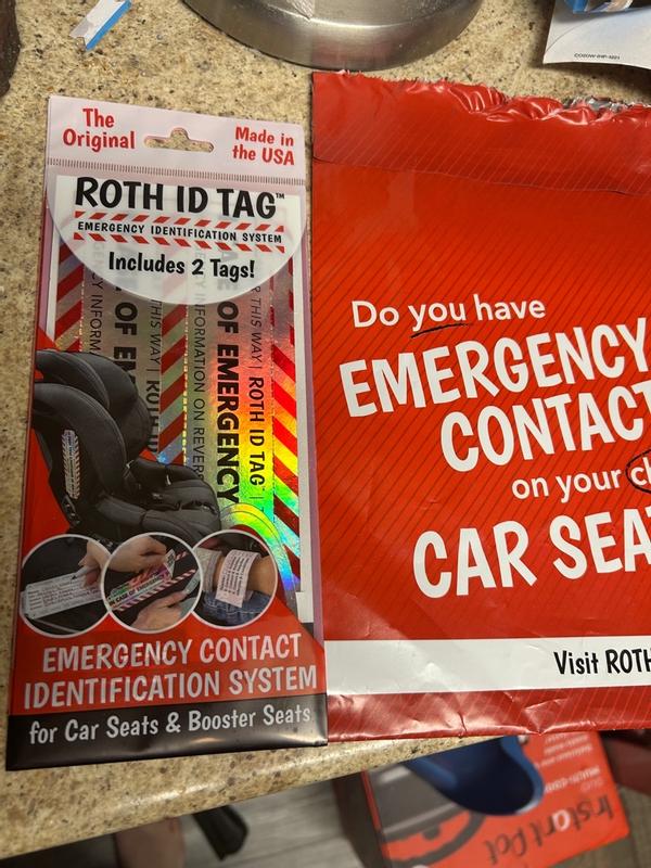 ROTH ID TAG™ Kit - ROTH ID TAG | Emergency Contact Identification 