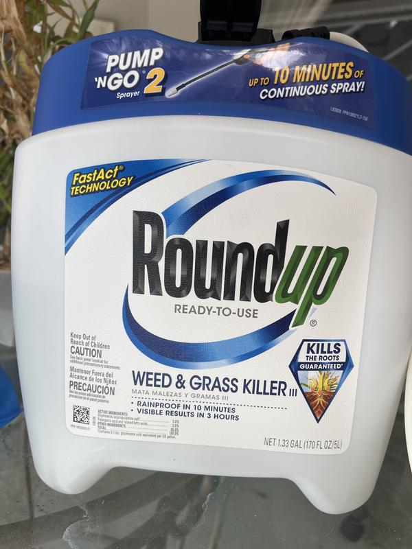 Roundup 1.25 Gallon Ready-To-Use Weed & Grass Killer III Refill