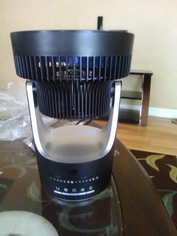 Point up to circulate air in the room