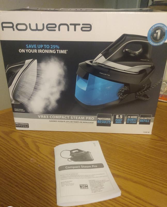 ROWENTA COMPACT STEAM STATION, VR8324 VR8324U1