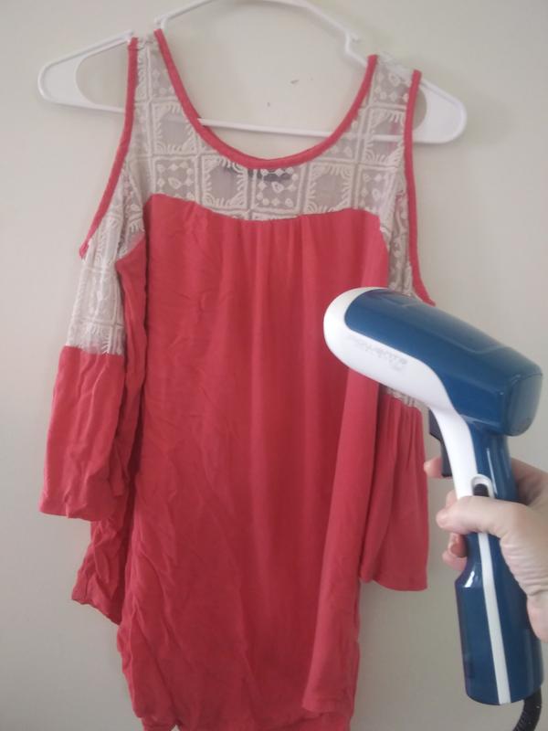 ROWENTA Xcel Steam First DR6130 Handheld Steamer in Blue Bed Bath