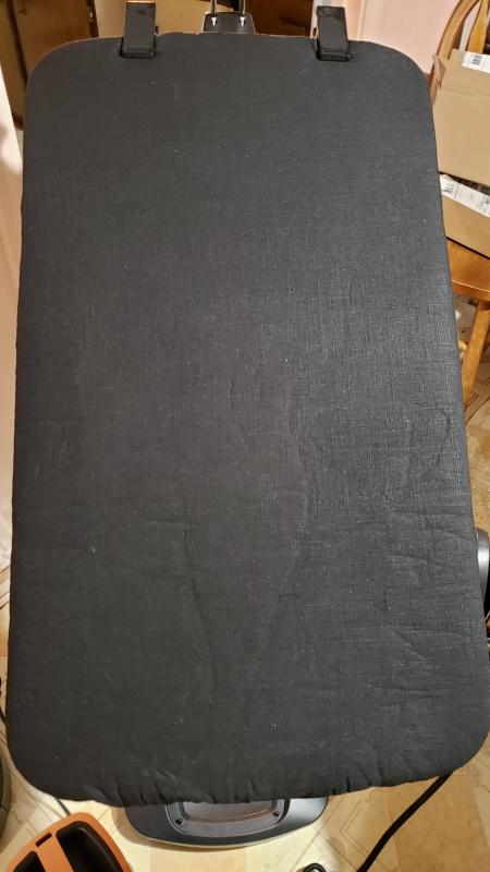 The Smart Board cover was a bit wrinkled, so I used this to get rid of those creases!