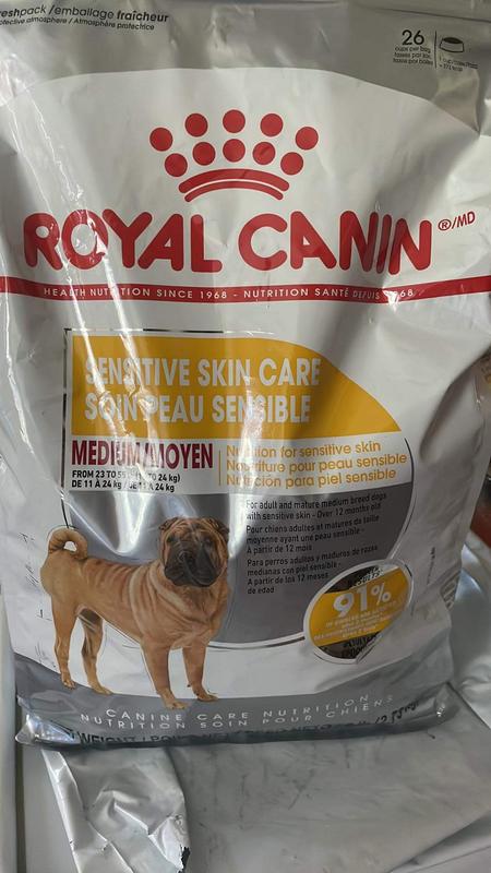 Sensitive skin shop royal canin