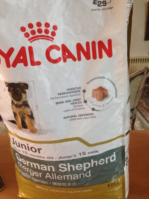 Royal canin german shepherd junior outlet review