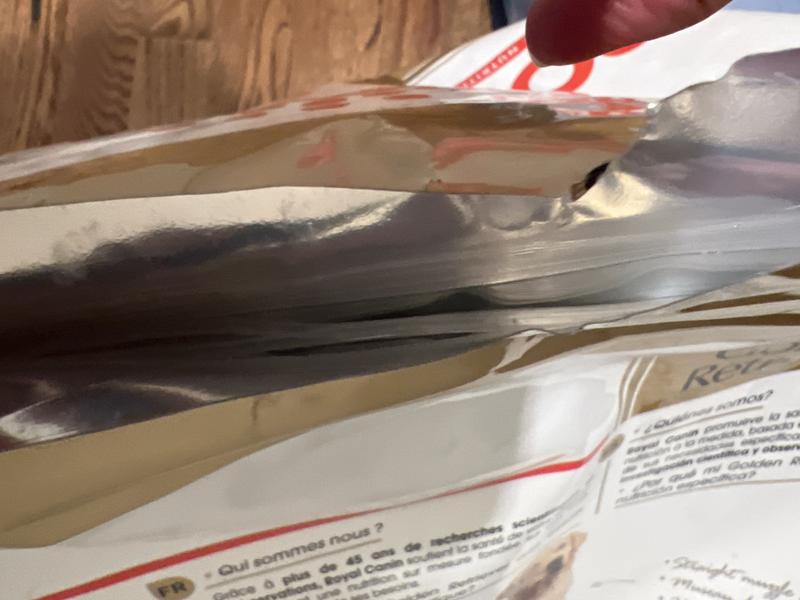 Bag seal coming apart after just three days after purchasing. This happens every time and we are being gentle with it. Such a big bag needs a stronger seal.