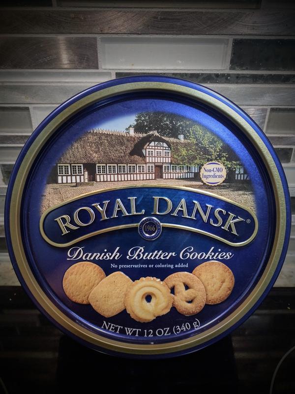 Royal Dansk Cookies, Danish Butter - 12 oz tin