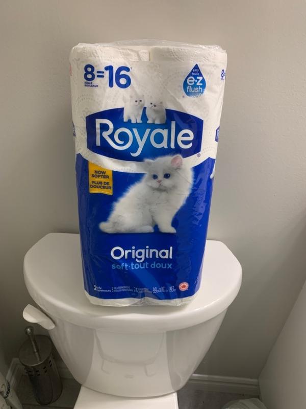 Royale Velour Toilet Paper, 30 Equal 60 Rolls, 142 Bathroom