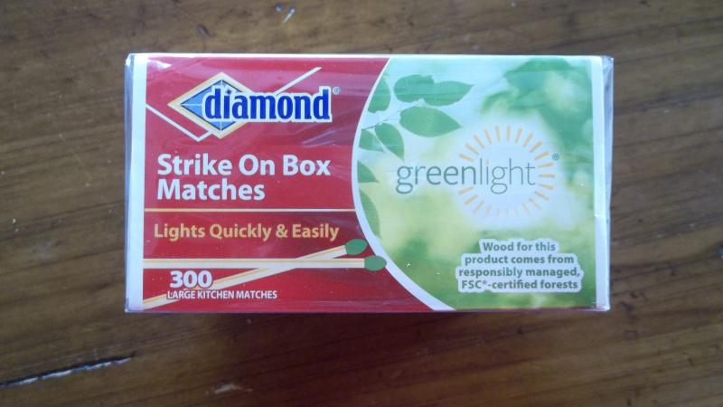 Quality Home 100 Boxes - Wooden Kitchen Matches, Strike on Box Type