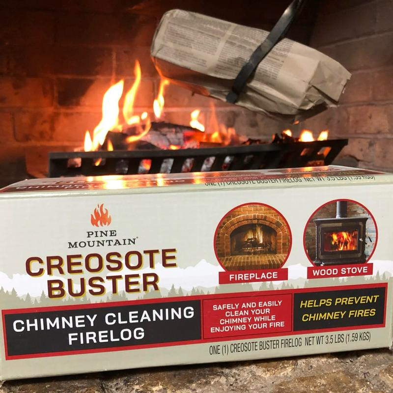 Pine Mountain Creosote Buster Chimney Cleaning 3.5-lb Wax Fire log