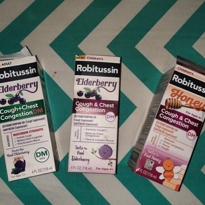 Robitussin® Children's 4 fl. oz. Elderberry Cough & Chest Congestion
