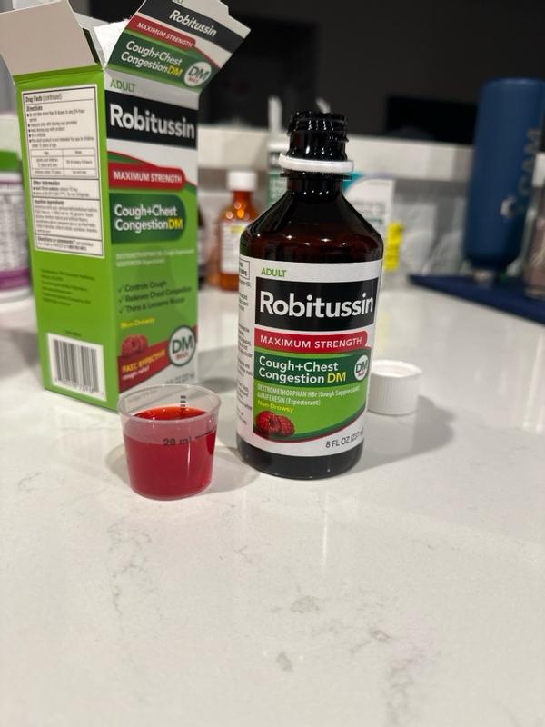 How much robitussin dm shop to give a dog