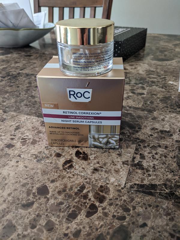 retinol correxion night serum capsules