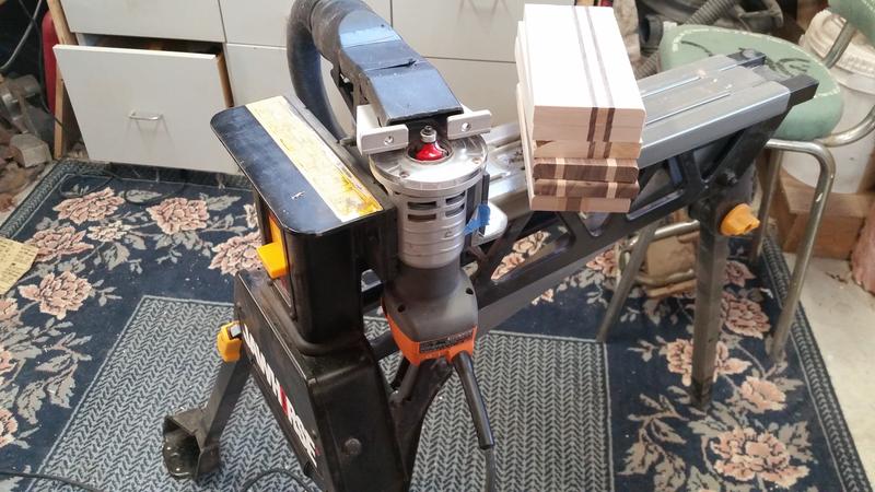 Make shift router table