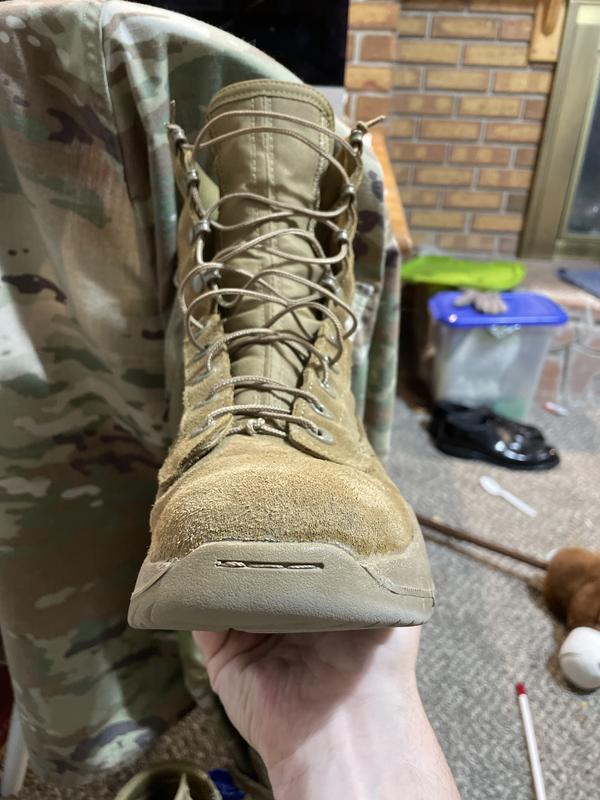 Left boot, looks normal