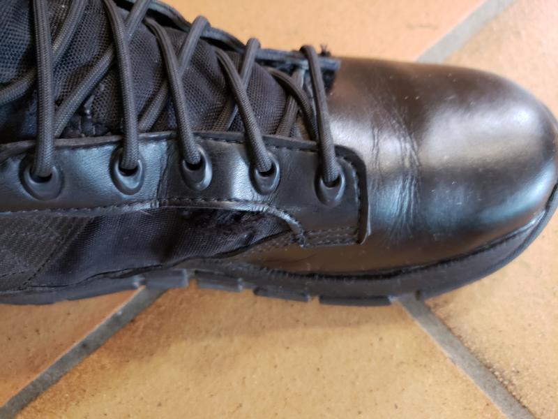 My new boots less then 2 months torn.