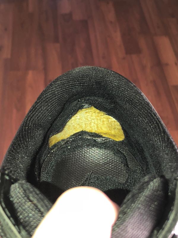 Rear heel area