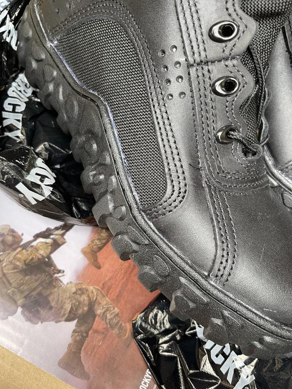 Glue was exposed all around the boots!