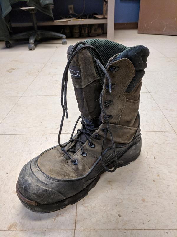 Boot hardly has any miles on it and well taken care of.