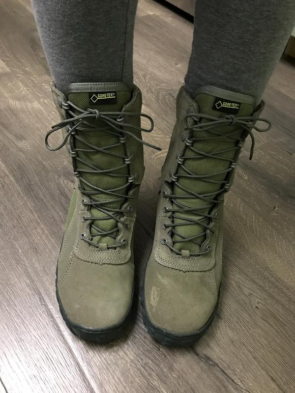 Sage green hot sale rocky boots