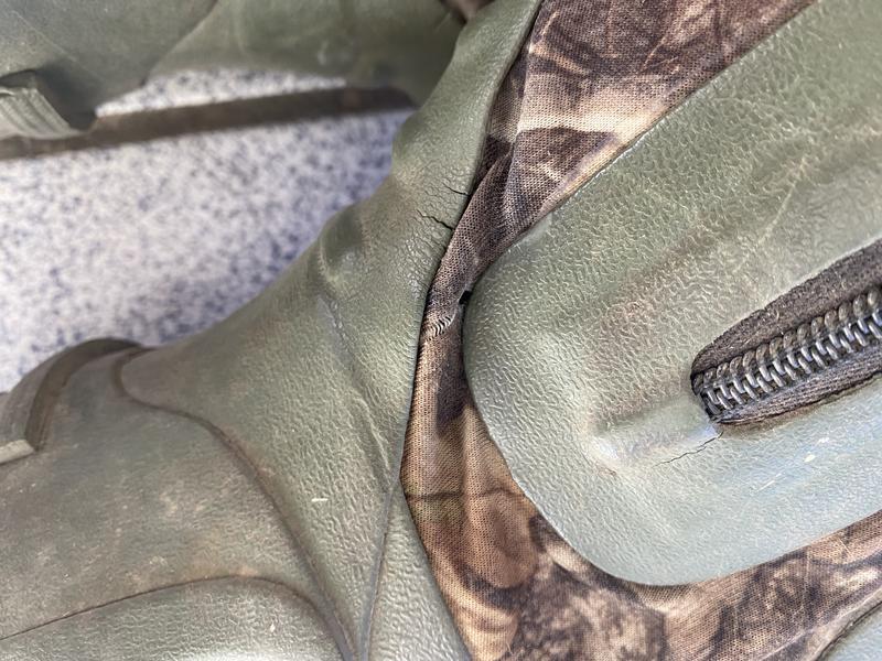 Cracking and lifting of neoprene
