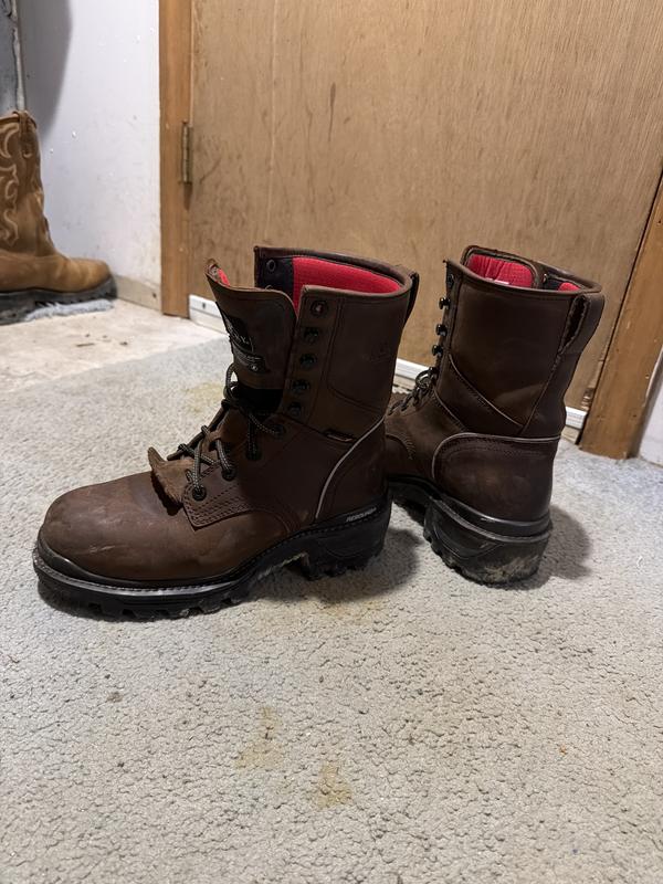 thumbnail image 2 of Rocky Rams Horn Logger 800G Insulated Work Boot RKK0478 – Brown Leather, Men's 2 of 4
