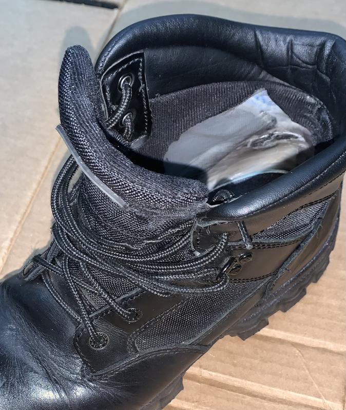 Liner fabric failure.