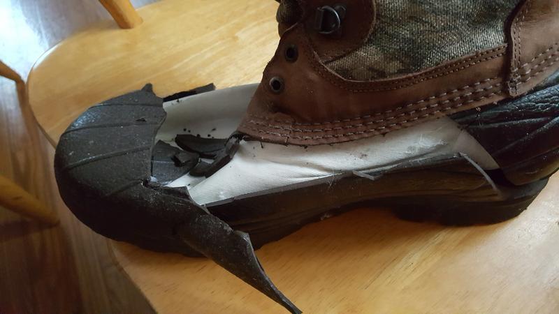 worn one time, other than damaged rubber, brand new