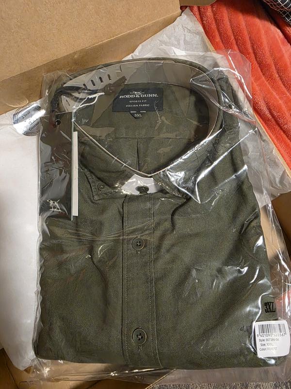 This new Oxford shirt came in a great package.