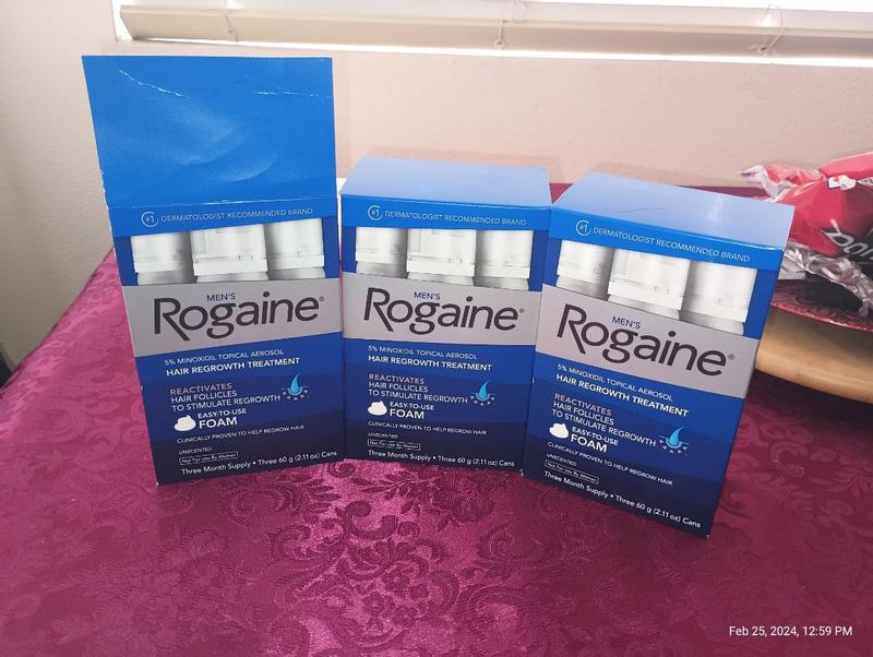 NEW IN BOX MENS ROGAINE 2024