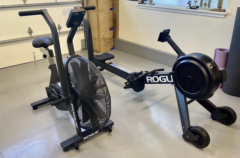Echo Bike and Rowing Machine