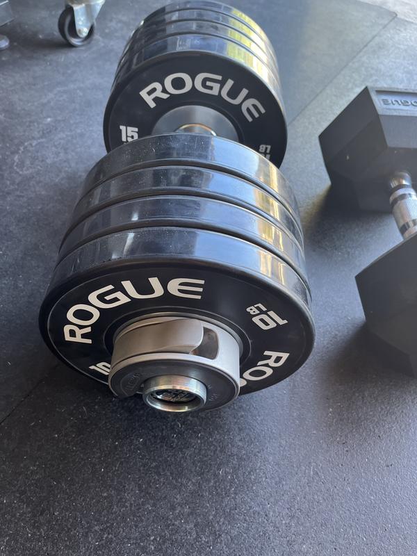 Rogue dumbbell best sale bumper plates