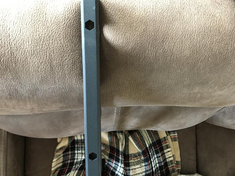 No welded nuts for locking bolts